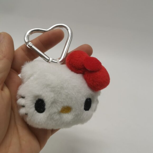 Hello Kitty Love Charm Cat Head Gift Pendant Keychain Ornament Gift - Picture 8 of 9